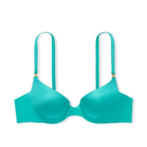 Victoria's Secret Push-Up Demi Bra
Tied-with-a-Bow Adjustable V-String Panty - Picture 5 of 13